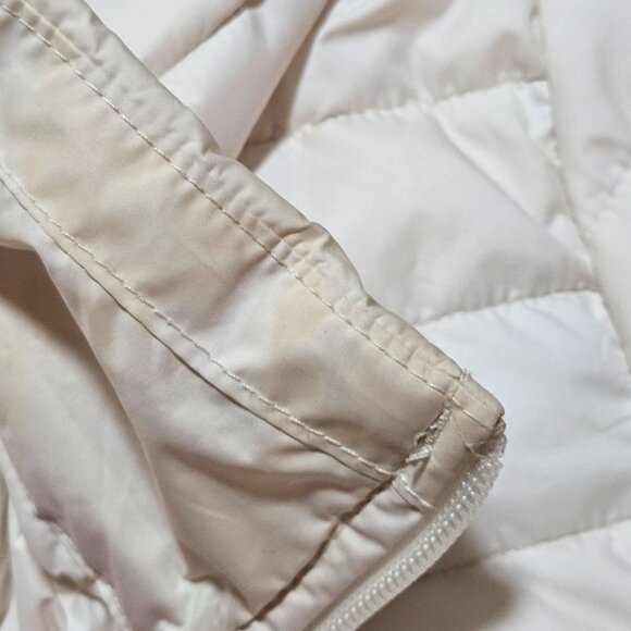 The North Face Canyonlands Hybrid Woman's Ivory Lightweight Quilted Jacket Flaw - Picture 12 of 16